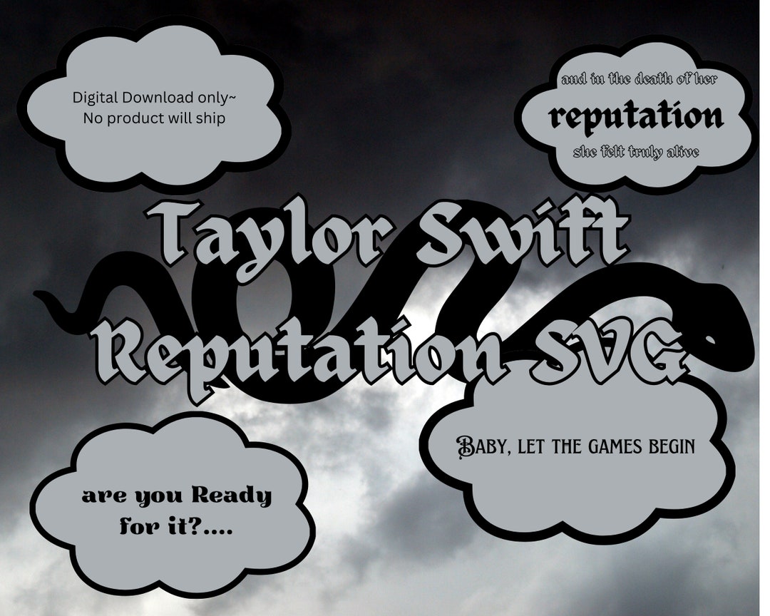 Bundle 4 Taylor Swift Reputation Files - Etsy