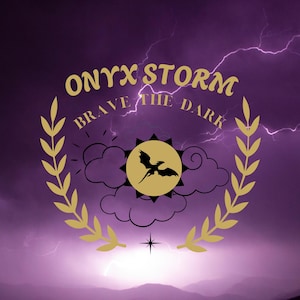 Onyx Storm Fourth Wing Series Digital download.  SVG and PNG