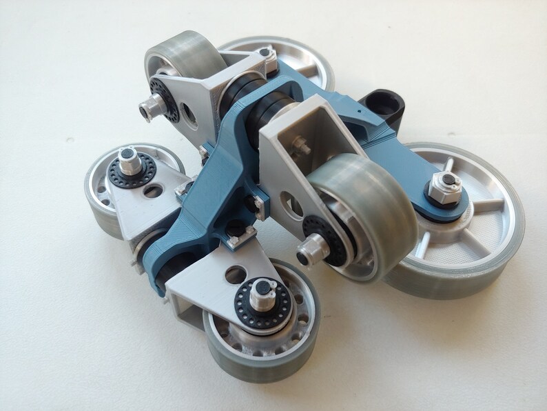 Skyrush Roller Coaster Wheel Assembly Replica Model 3D Printed Etsy