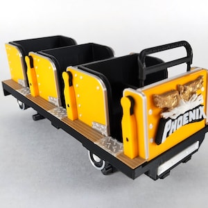 Knoebels Phoenix Yellow Roller Coaster Car 3D Printed - Etsy