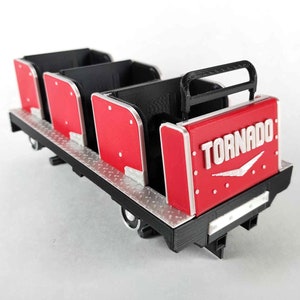 Stricker's Grove Tornado Roller Coaster Car 3D Printed