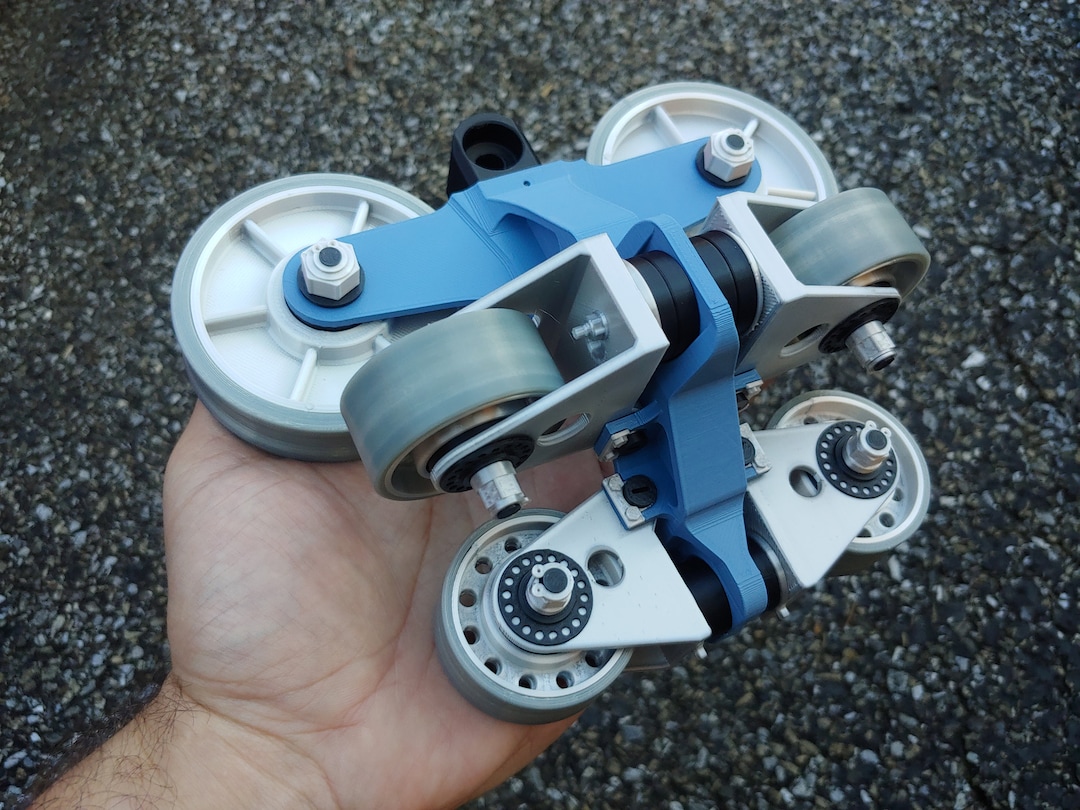 Skyrush Roller Coaster Wheel Assembly Replica Model 3D Printed Etsy