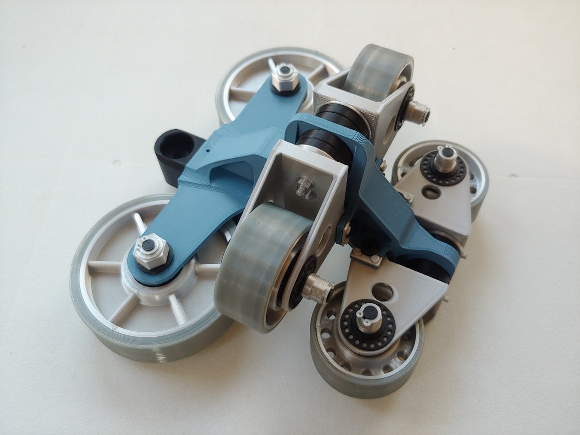 Skyrush Roller Coaster Wheel Assembly Replica Model 3D Printed Etsy