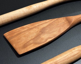 Wood kitchen utensils/spatulas for cast iron cooking