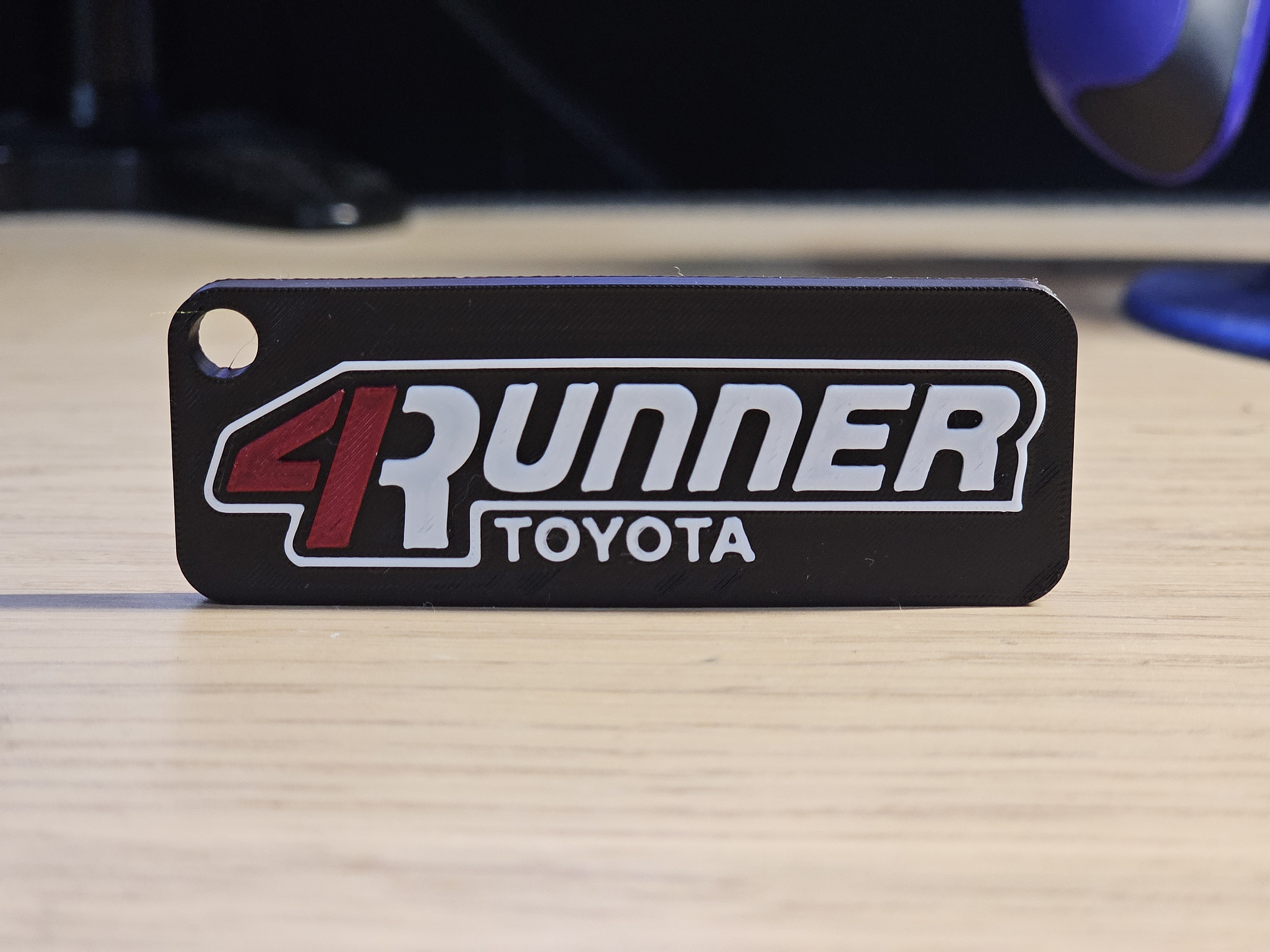 4 Runner Key Chain 3d Printed - Etsy