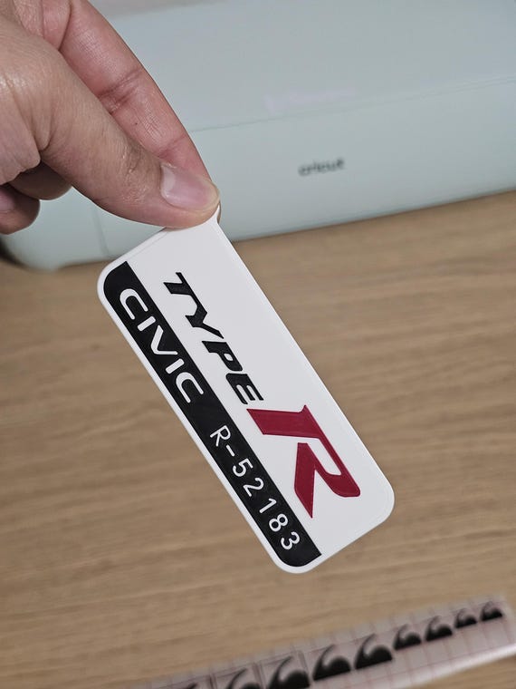 Civic Type R Custom Badge Key Chain - Etsy