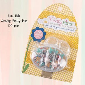 Pins - Lori Holt SEWING Pretty Pins by Bee in my Bonnet for Riley Blake Designs - 100 pcs