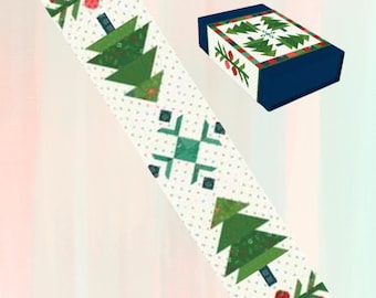 In from the Cold Under the Pine Table Runner - BOXED KIT - by Heather Peterson, for Riley Blake Kit- 22.25 x 62.25