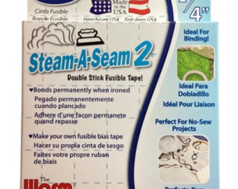 Steam-A-Seam 2- 1/4" x 40 yds Double Stick Fusable Tape - By the Warm Company