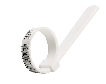 UK Adjustable Ring Sizer: Reusable Ring Gauge Tool, Measure finger size