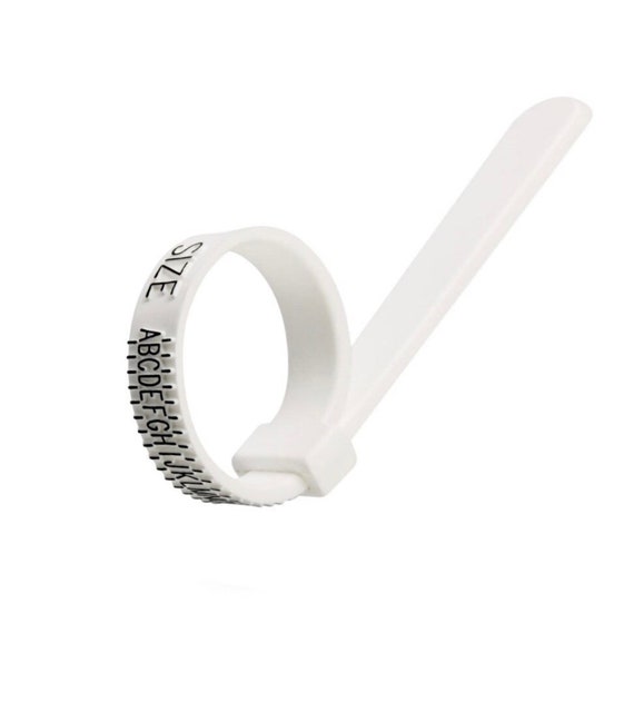 UK Adjustable Ring Sizer: Reusable Ring Gauge Tool, Measure finger size