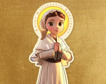 2" St. Bernadette Soubirous Sticker