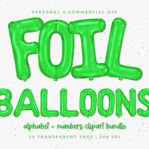 Clipart ballons vert lime, Png de ballon vert, alphabet vert, Clipart alphabets, ballons, lettres, chiffres