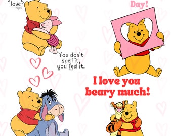 Winnie the Pooh SVG, Winnie the Pooh PNG, Pooh svg, Winnie the Pooh, Tigger svg, Winnie the Pooh Clipart, Pooh Bear svg, Pooh Valentine
