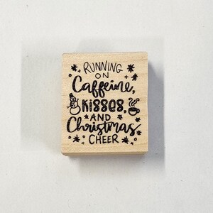 Kerststempel met cafeïne