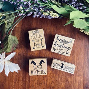 Easter rubber stamp set