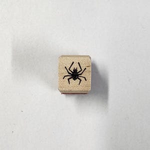 Miniature Spider Rubber Stamp