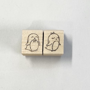 Pinguin Küken Stempel Set, 2 Stempel
