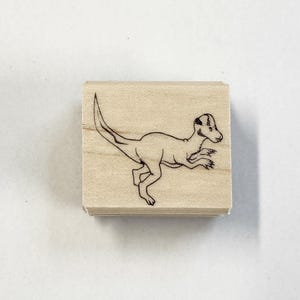 Tampon en caoutchouc dinosaure