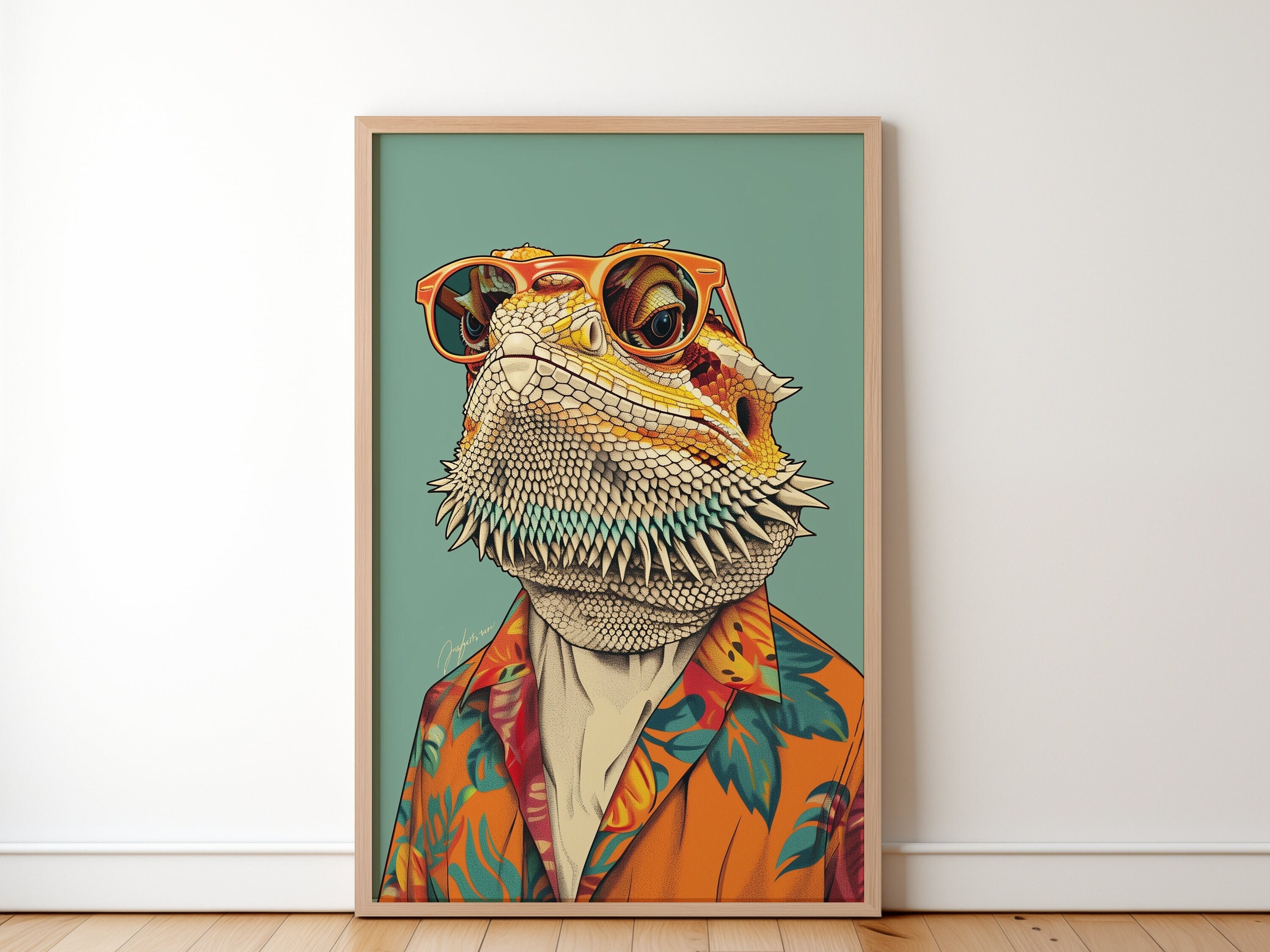 Lizard Chameleon Changing Colors Sunglasses Veiled Chameleon Color