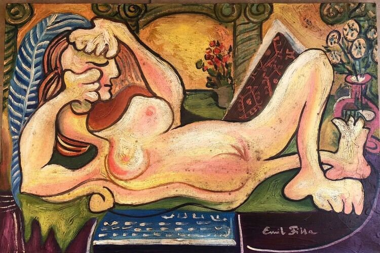 Emil Filla - Oil on canvas, signed, artwork