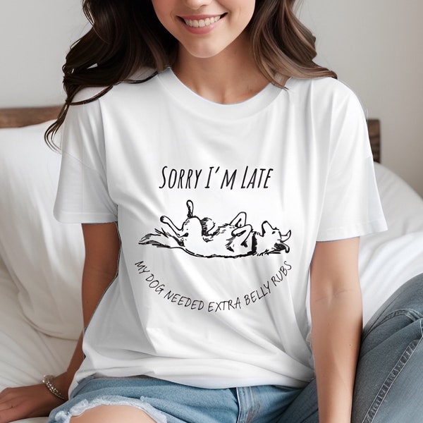 Dog Lover Tee for Dog Moms and Dads Tshirt ~ Funny Dog Tee for Canine Fans ~ Cute Dog Dad Gift ~ Ideal Dog Gift for Pet Owner Birthday Gifts