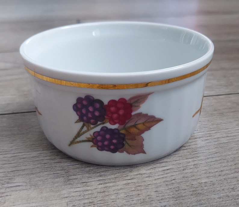 Gold Rim Ramekin Set of 6 Vintage Royal Worcester Evesham Gold Ramekins - Etsy