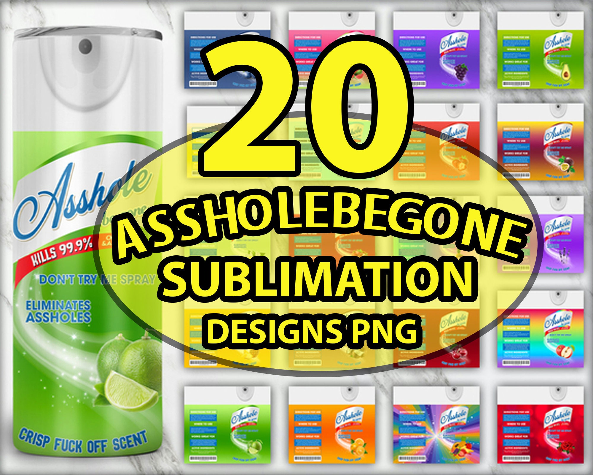 20 PNG Be Gone Spray Tumblers, Funny Hoe Thot Png, Spray PNG, Gift for