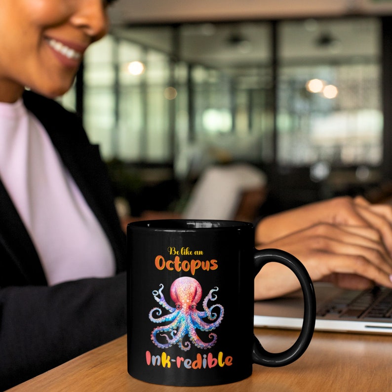 Octopus Mug, Octopus Coffee Mug, Mug for Kids Boys Girls, Motivational Funny Mug, Octopus Gifts For Women, Octopus Coffee Cup, Octopus Gifts image 8