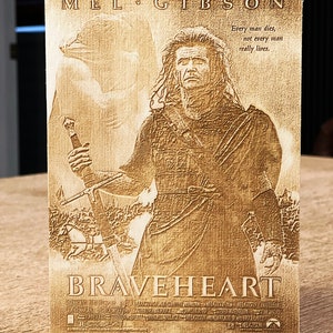 ANY Movie Poster Wooden Replicas.  Wall Art Hangings and Decor Custom Made