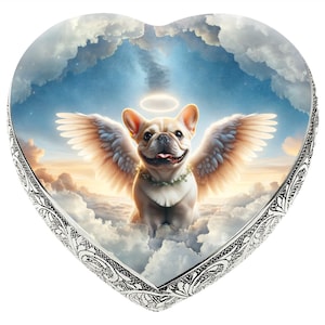 Französische Bulldogge - Stellar Mirage Urne für Hund Asche Urne für Haustiere & Hund Urne oder Hund Urne für Asche kundenspezifische Hundeurne