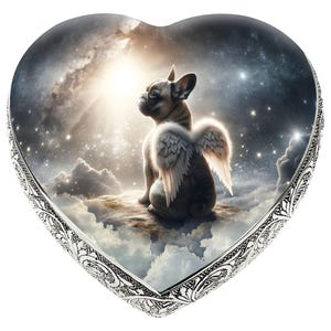 French Bulldog - Solar Flare Sparkle Cremation Urns for Dog Ashes Urns for Pets & Dog Urn or Dog Urns for Ashes Custom Dog Urn