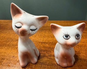 Vintage Cat Figurine Country Artists Siamese Kitten 7” Resin - Etsy