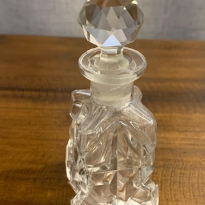 Collectible Glass Vintage Perfume Bottle