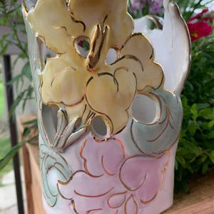 Hand Painted Ceramic Vase