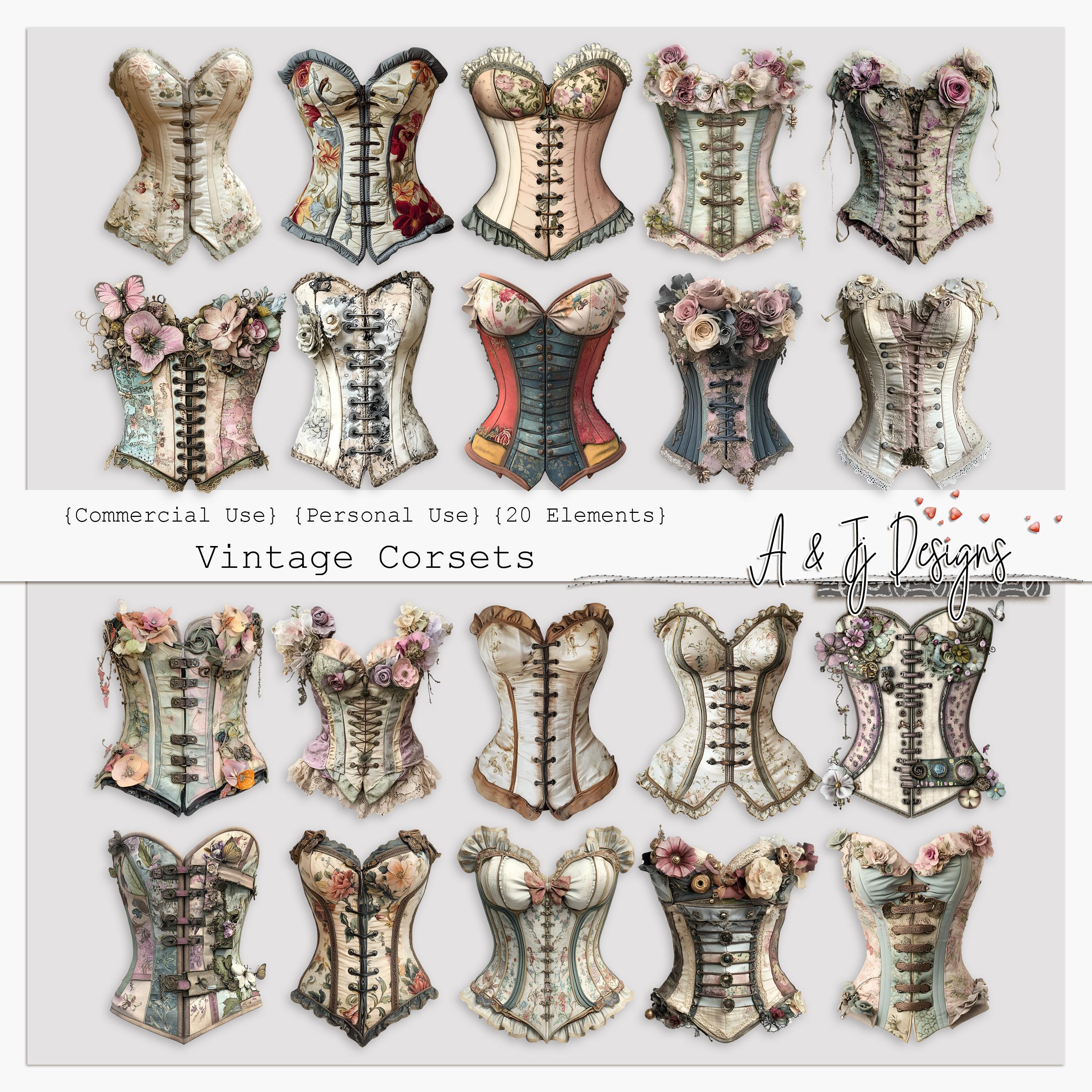 ANCIEN ET TRES JOLI CORSET POUR POUPEE DE MODE OU AUTRES