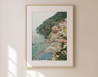 Amalfi Coast Italy Film Print, Italy Travel Photography, 35mm Film Print, Digital Download Art, Travel Wall Decor