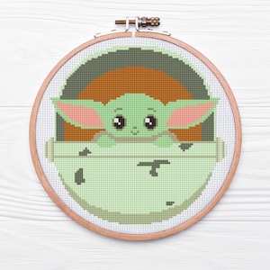 Baby Alien | Digital | Cross Stitch Pattern