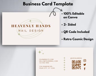 Unique Business Card, Qr Code Business Card, Instagram Business Card, Ig Business Card Template, Custom Business Card, Qr Code Card