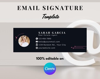 Email Signature Template, Digital Signature, Cute Email Signature, Email Templates, Email Signature Holidays, Gmail Email Signature