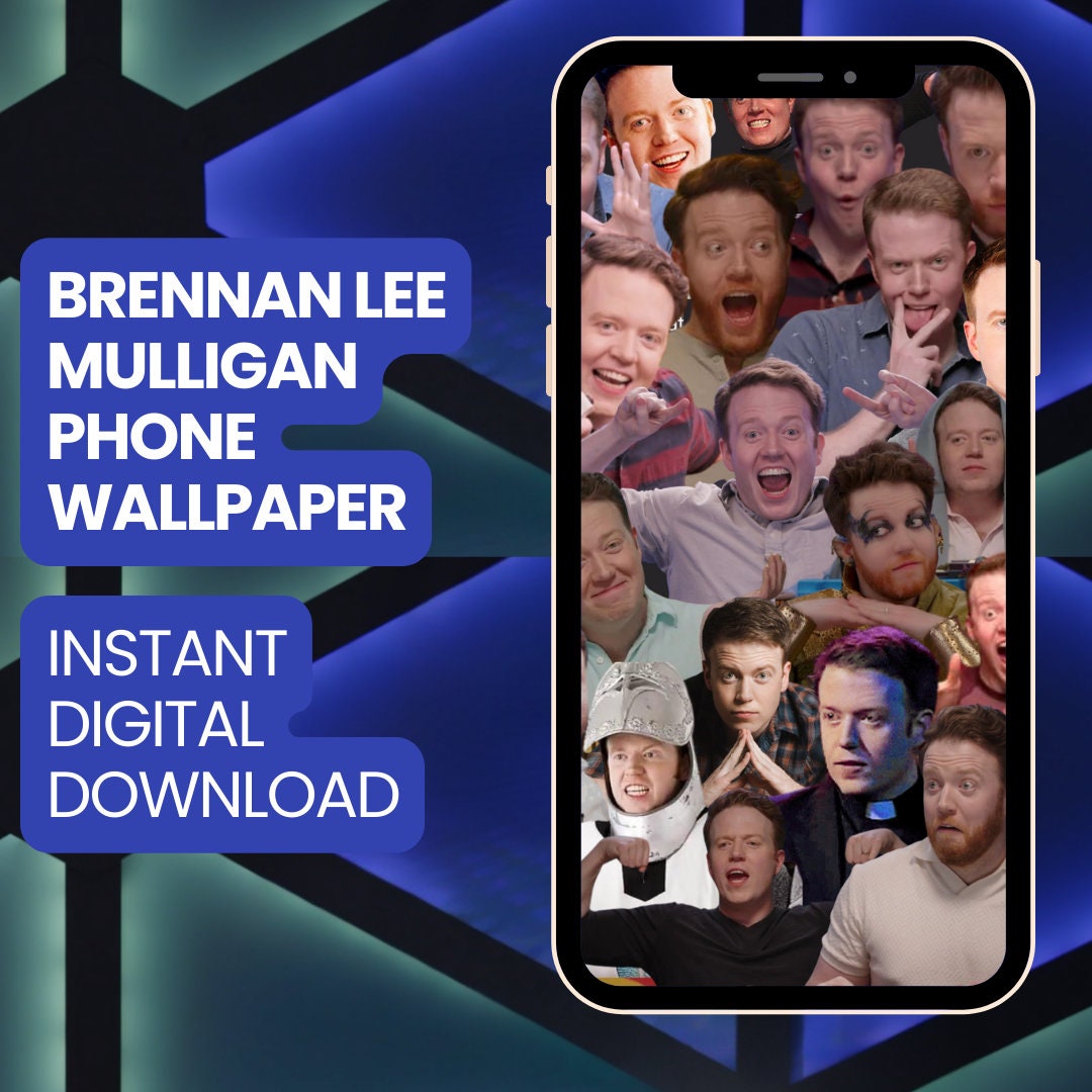 Brennan Lee Mulligan iPhone and Android Phone Wallpaper Instant Digital