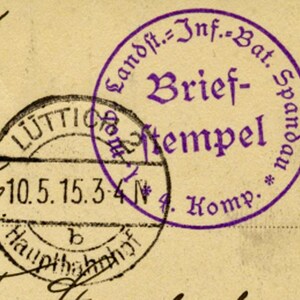 Postal de la Compañía Postal Field de 1915, Ile Robinson