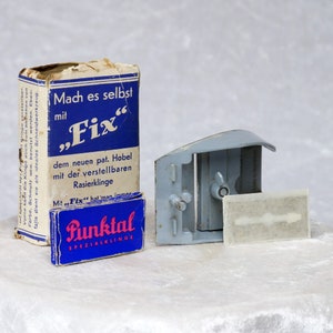 Vintage razor blades planer fix with patent