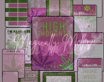 High Thoughts - Feminine Cannabis Planner/Journal