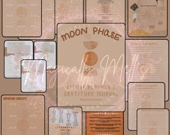 Moon Phase Ritual Planner & Gratitude Journal