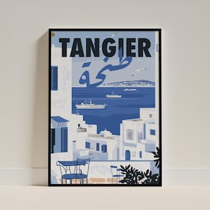 Manifesto di Tangeri / Manifesto del Marocco / Affiche Maroc / formato A4 A3