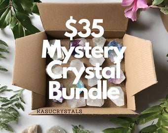 Mystery Crystal Bundle Box, Mystery Crystal Box, Mystery Crystals, Mystery Crystal Scoops, Crystal Confetti, Crystal Starter Kits