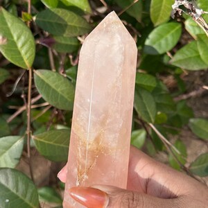 Rose Quartz Tower, Chunky, Crystal Tower, Healing Crystal, Meditation Stone, Love Stone, Crystal Decor, Spiritual, Chakra Stone, Intuitive