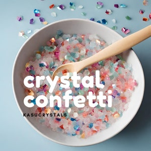 Crystal Confetti High Value Scoop(NO CHIPS/PEBBLES), Tiktok Crystal Confetti Scoops, Mystery Crystals, Assorted Crystal Confetti, Crafts