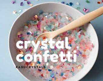 Crystal Confetti High Value Scoop(NO CHIPS/PEBBLES), Tiktok Crystal Confetti Scoops, Mystery Crystals, Assorted Crystal Confetti, Crafts